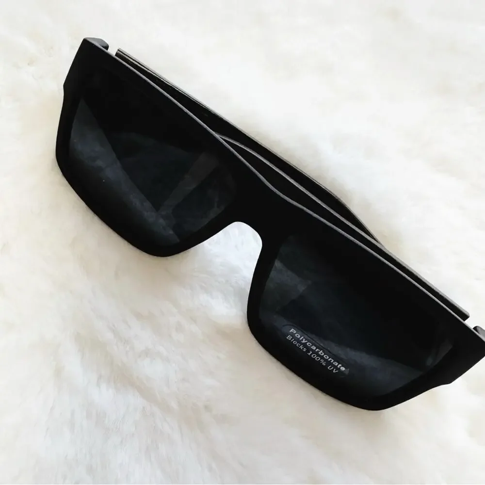 Jensen Black & Black Wood Sunglasses
